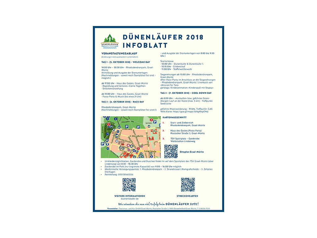 Das Dünenläufer Eventwochenende 2018 beginnt …